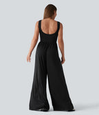Combinaison casual large col U avec poches - Édition Easy Peasy
