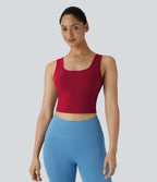 Débardeur danse barre ballet col U croisé A-D