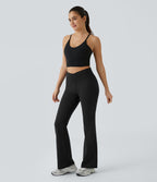 Legging yoga évasé croisé taille haute DayStretch