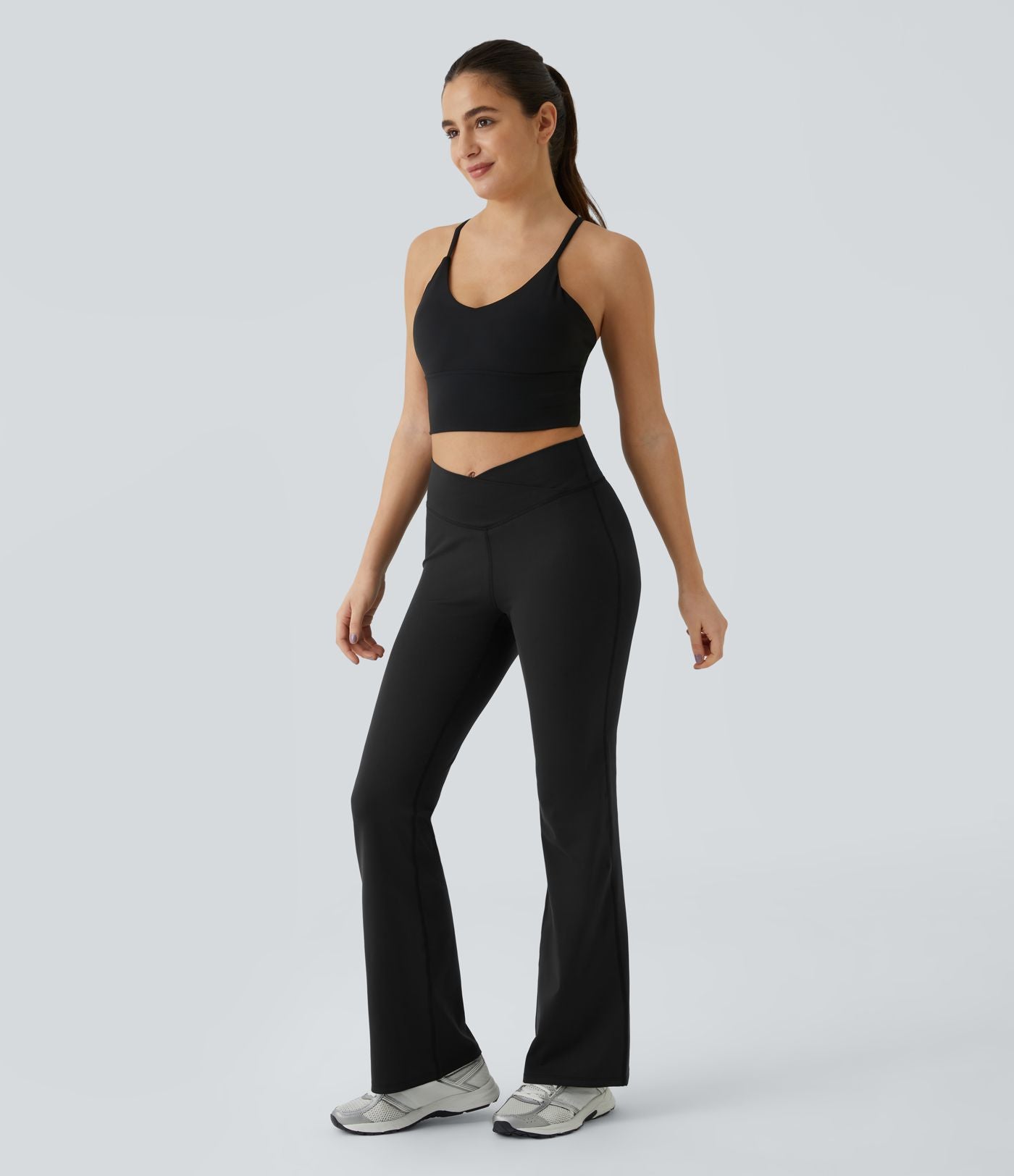 Legging yoga évasé croisé taille haute DayStretch