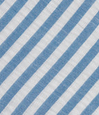 Robe-chemise midi tailleur à manches courtes et col, aspect lin à rayures, ceinturée et avec poches