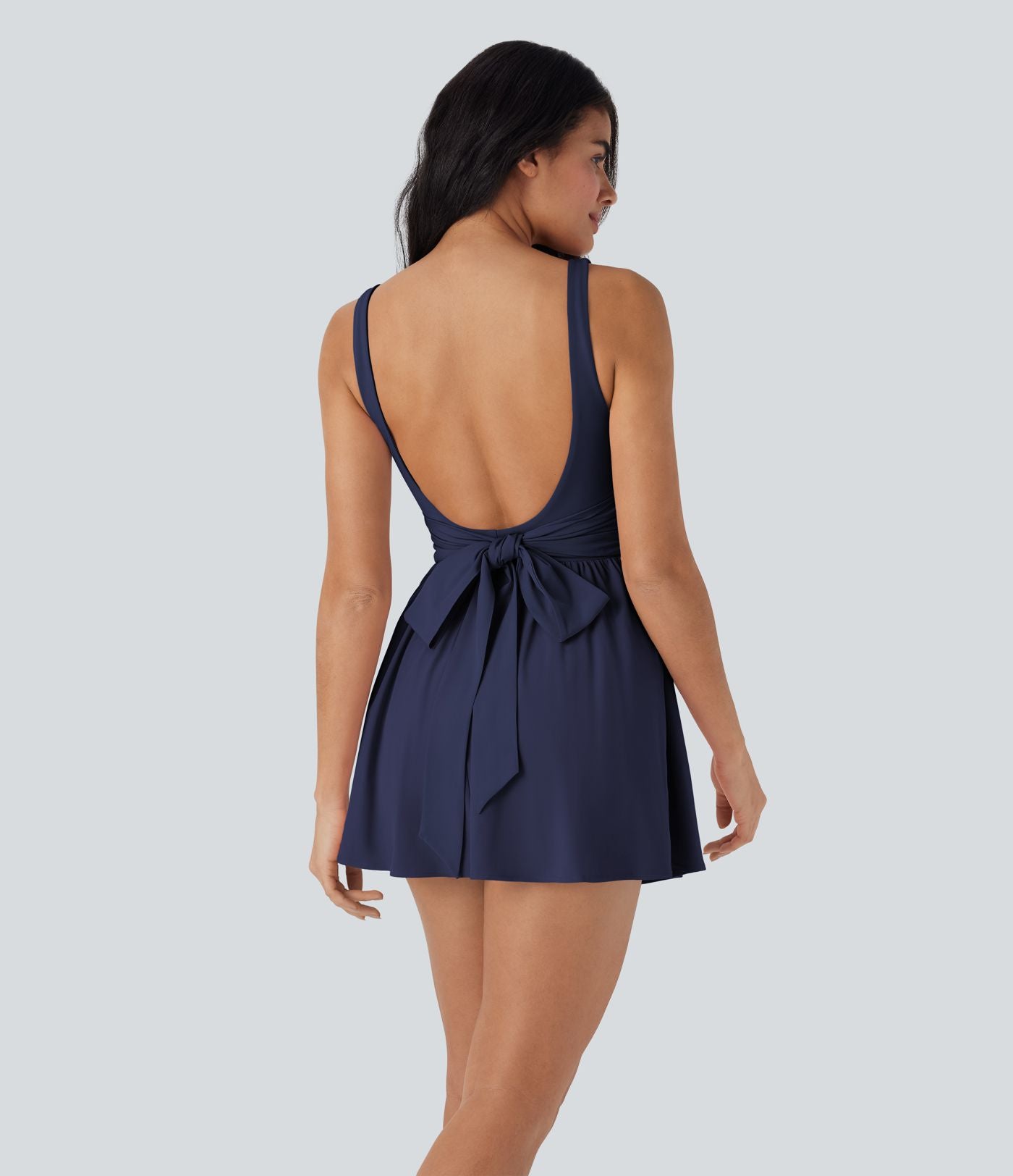 Robe active danse mini 2-en-1 Breezeful™ dos nu avec liens dos séchage rapide et poche latérale - Édition Easy Peasy