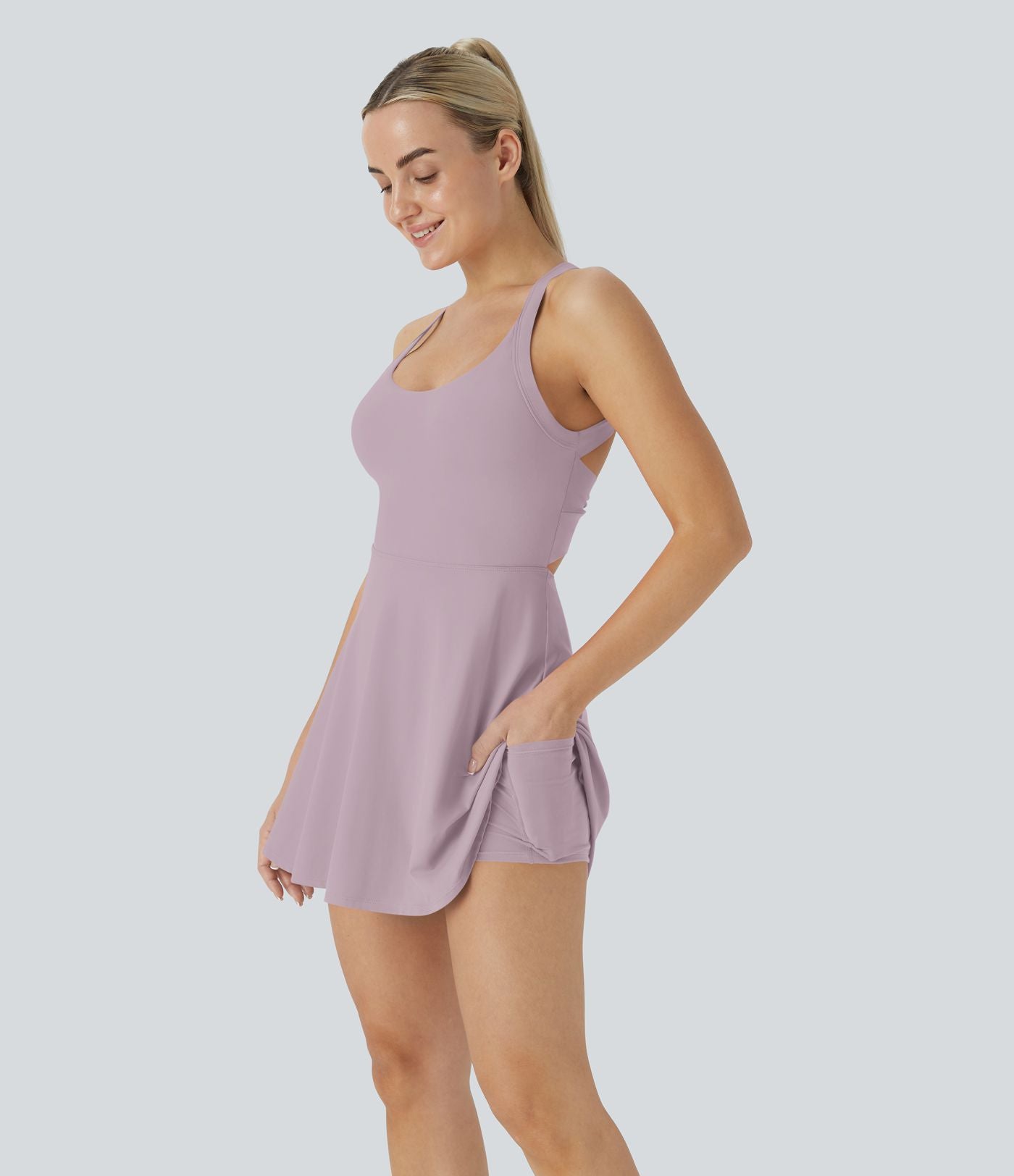 Softlyzero™ Airy Robe Sport Torsadée Dos Nu Édition Easy Peasy
