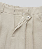 Short décontracté taille haute avec poches