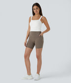 Softlyzero™ Plush Softlyzero™ Débardeur de Yoga Skinny Court à Encolure Carrée en Peluche