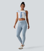 Pantalon casual skinny SpacerTek™ taille haute avec cordon de serrage et poches