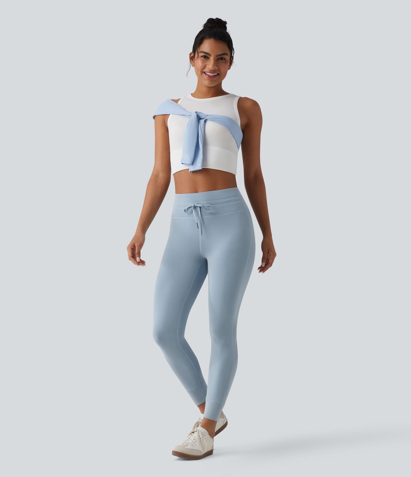 Pantalon casual skinny SpacerTek™ taille haute avec cordon de serrage et poches