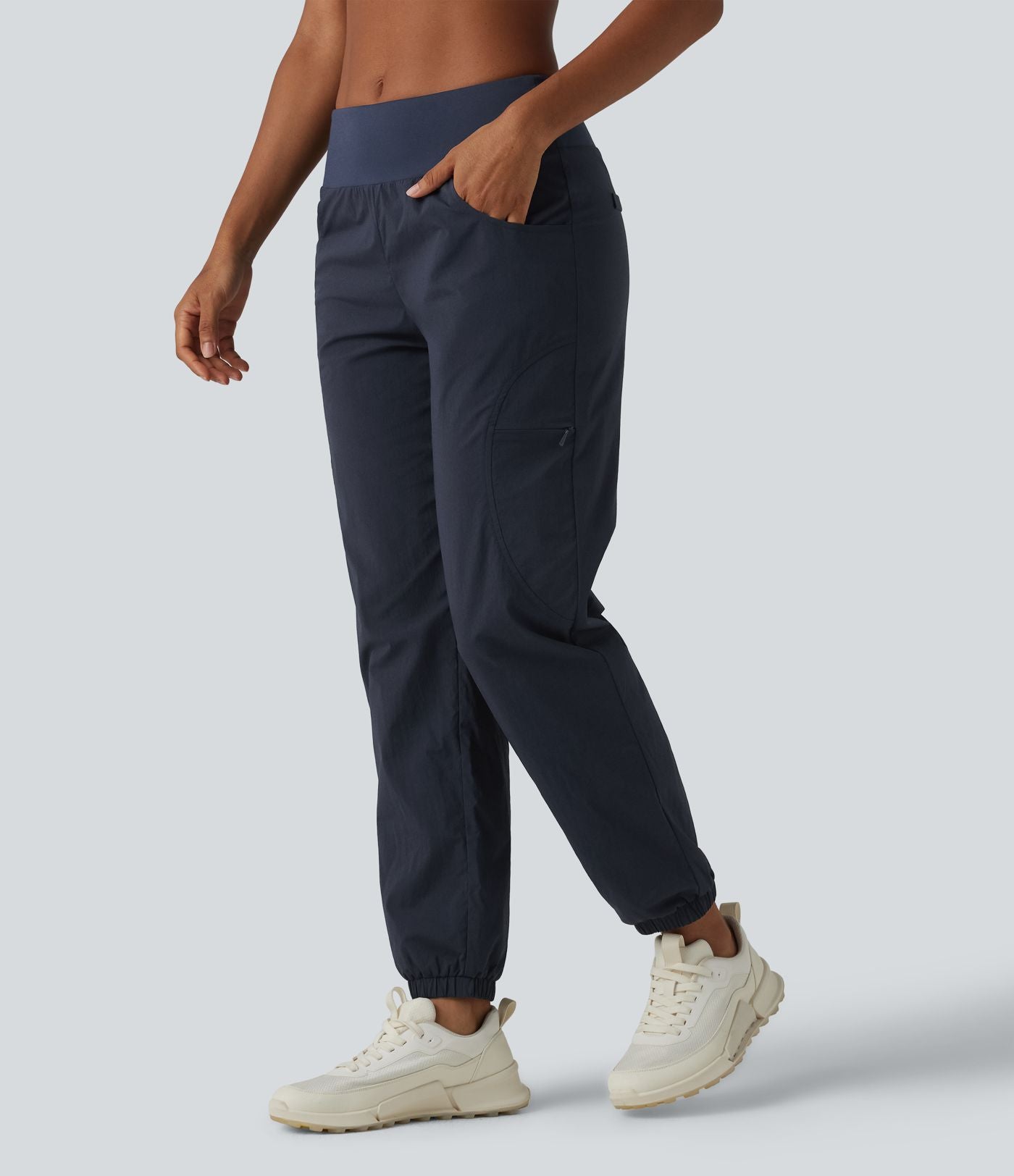 Jogging de randonnée taille basse avec poches