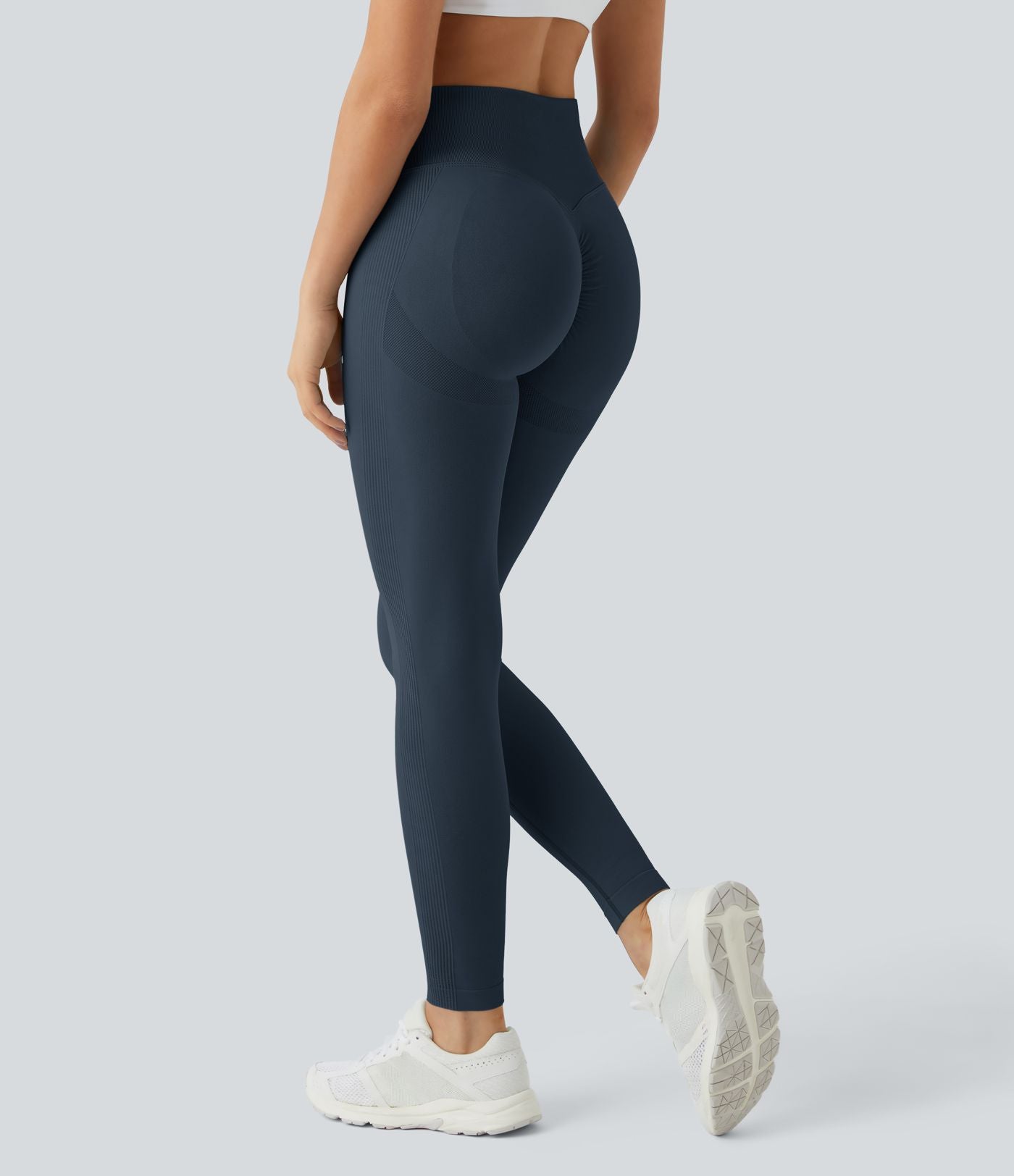 Legging push-up taille haute froncé sans couture OneForm Seamless Flow