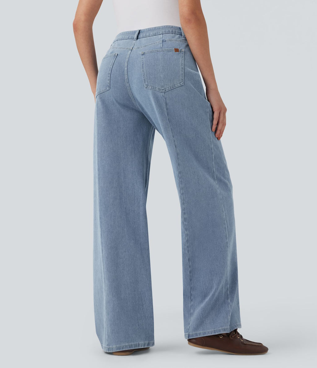 Jean large Halara Flex™ taille mi-haute avec poches