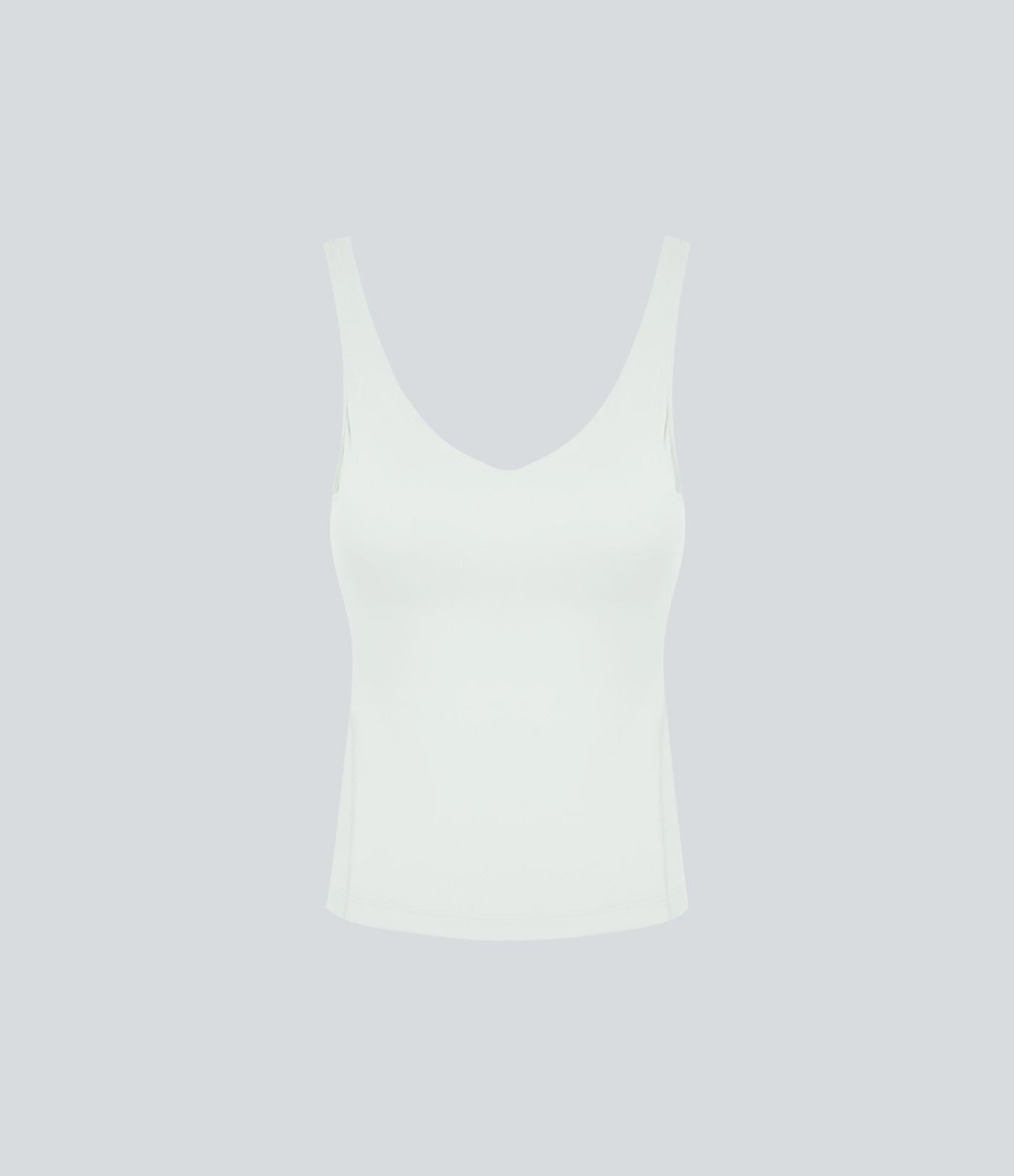 Softlyzero™ Plush Top Débardeur Uni Col en V Soutien-Gorge Intégré