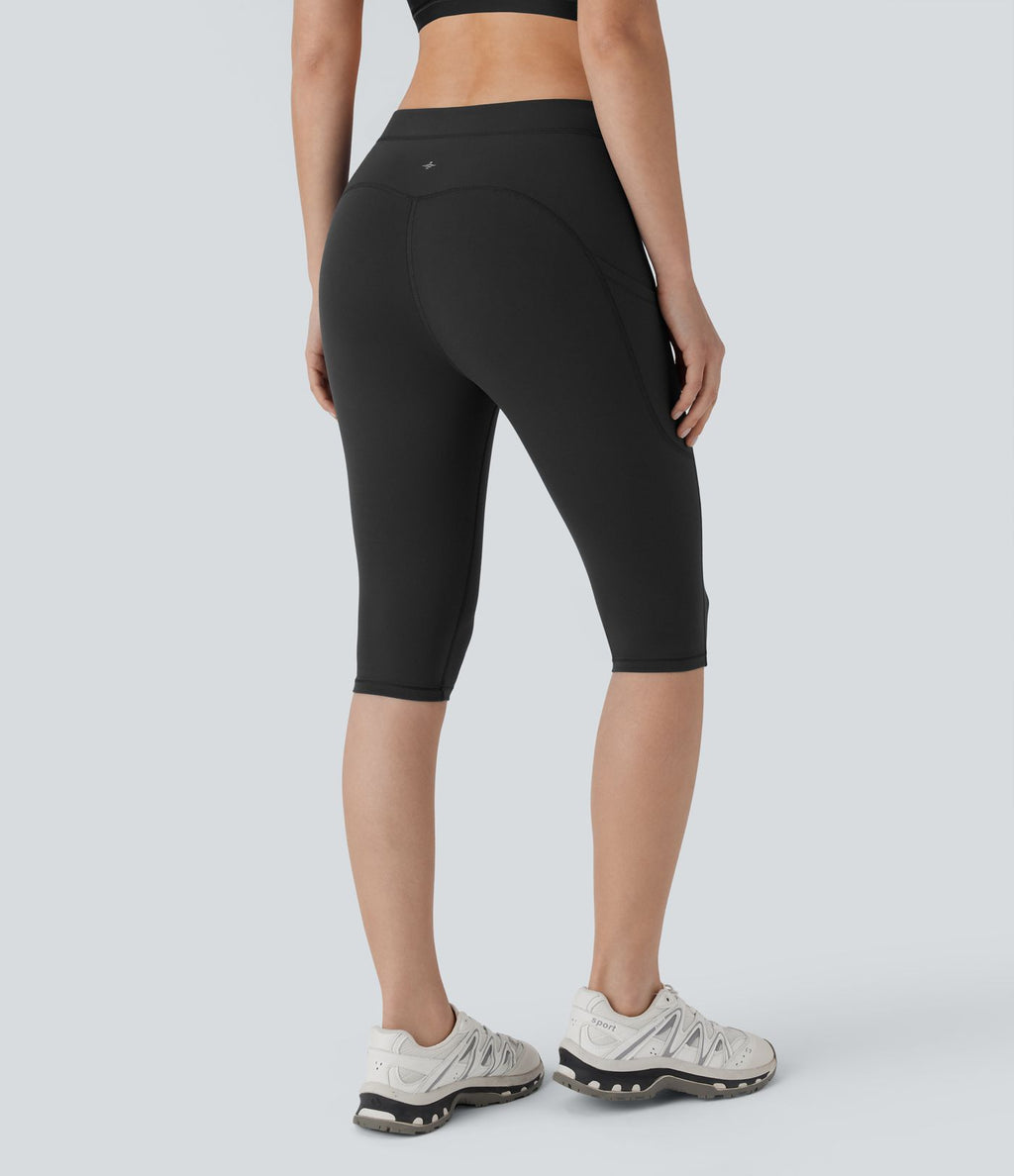 Legging corsaire de randonnée à taille haute et poches latérales UltraSculpt™ Halara