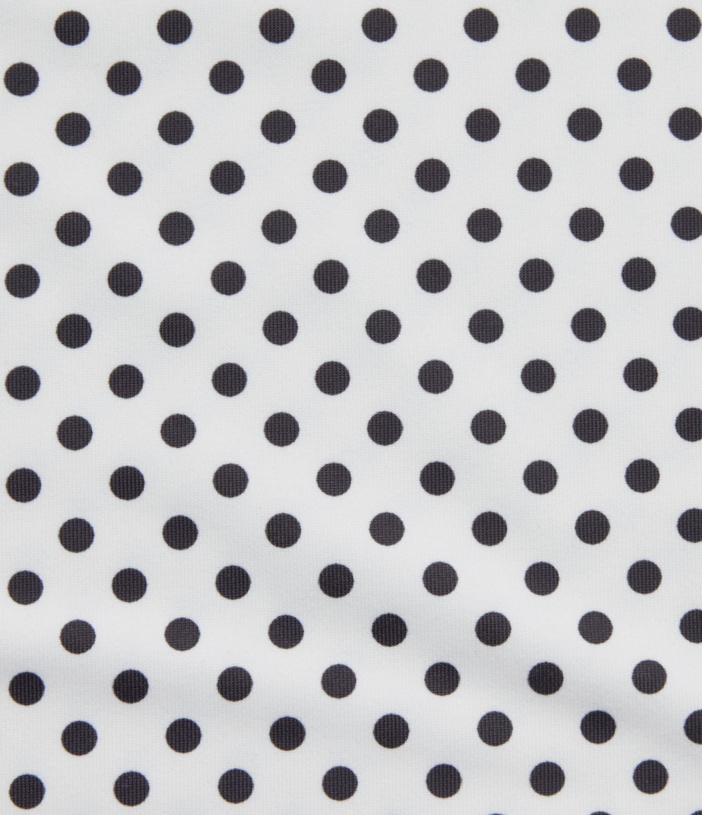 Robe mini casual à pois col rond sans manches ourlet à volants superposés
