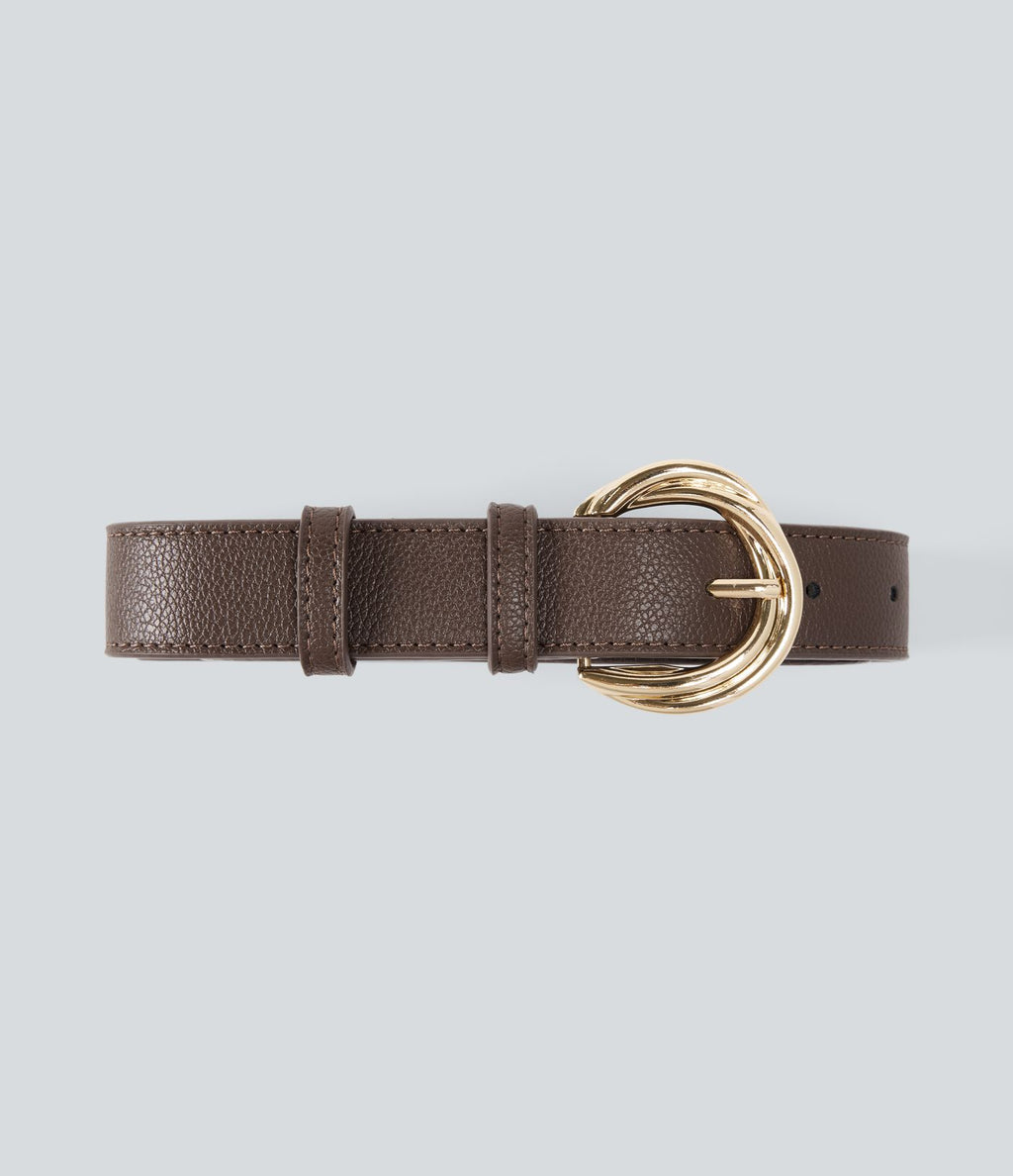 Ceinture en métal à boucle ronde