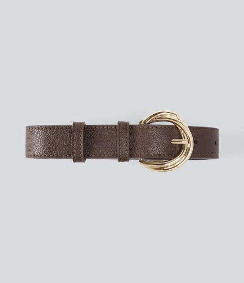 Ceinture en métal à boucle ronde