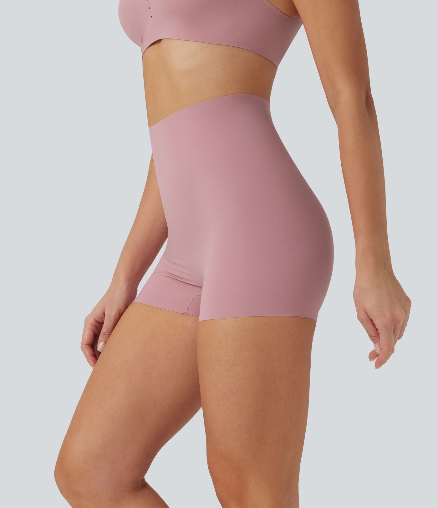 Short type boxer taille haute très extensible et doux pour la détente