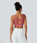 Brassière de sport yoga SoftlyZero™ Airy soutien léger mesh contrastant effet frais InstantCool, protection solaire UPF50+ bonnets A-D