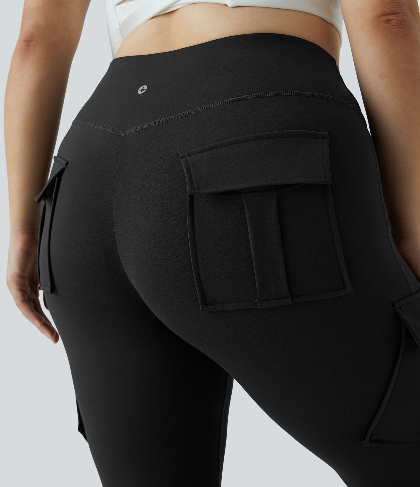 Legging yoga grande taille ajusté cargo 7/8 taille haute DayStretch avec poches