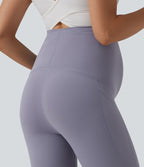 Halara UltraSculpt™ Legging yoga maternité 7/8 uni taille ultra haute à cordon de serrage avec poches