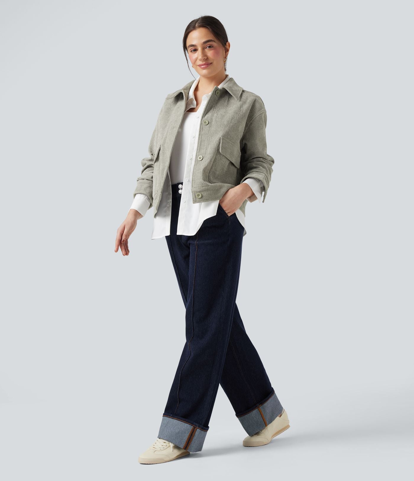 Veste manches longues avec poches