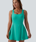 Robe de sport mini 2-en-1 SoftlyZero™ Airy col U poches effet frais InstantCool danse bonnets E-G, accès facile Easy Peasy