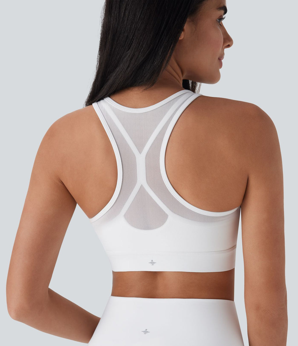 Brassière de sport entraînement SpeedWave™ soutien intermédiaire dos nageur mesh contrastant séchage rapide bonnets A-D