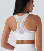 Brassière de sport entraînement SpeedWave™ soutien intermédiaire dos nageur mesh contrastant séchage rapide bonnets A-D