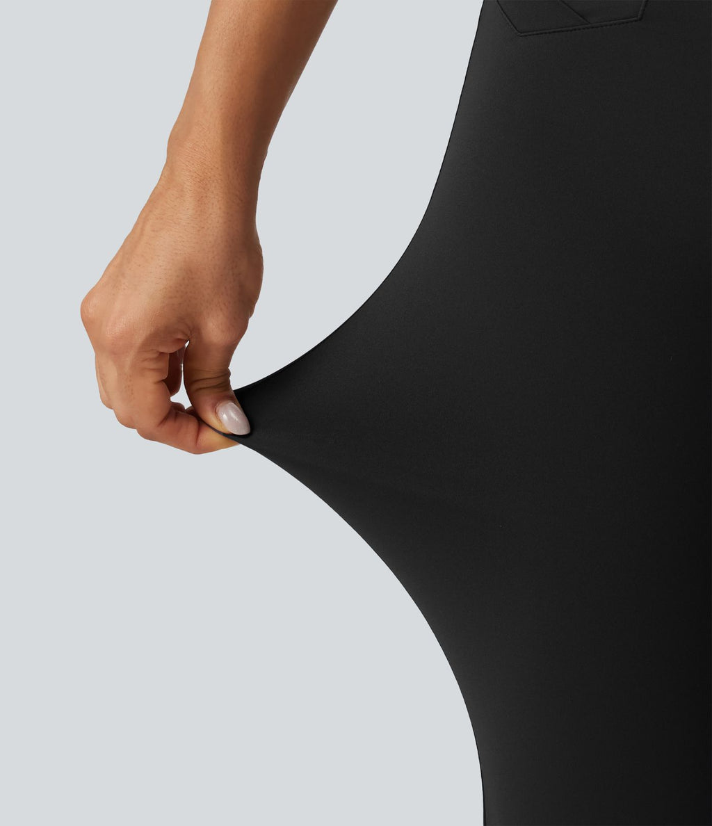 Pantalon de golf flare effet frais InstantCool taille haute à séchage rapide avec poches et protection solaire UPF50+