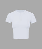 Haut de sport golf SoftlyZero™ Airy à manches courtes à demi-zip et effet frais InstantCool