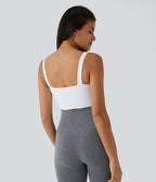 Brassière yoga SoftlyZero™ Airy maintien léger découpes effet frais InstantCool, bonnets A-D, protection solaire UPF50+