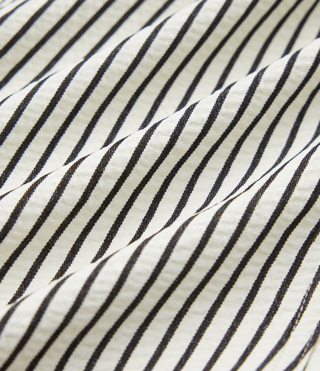 Chemise tailleur manches longues à rayures