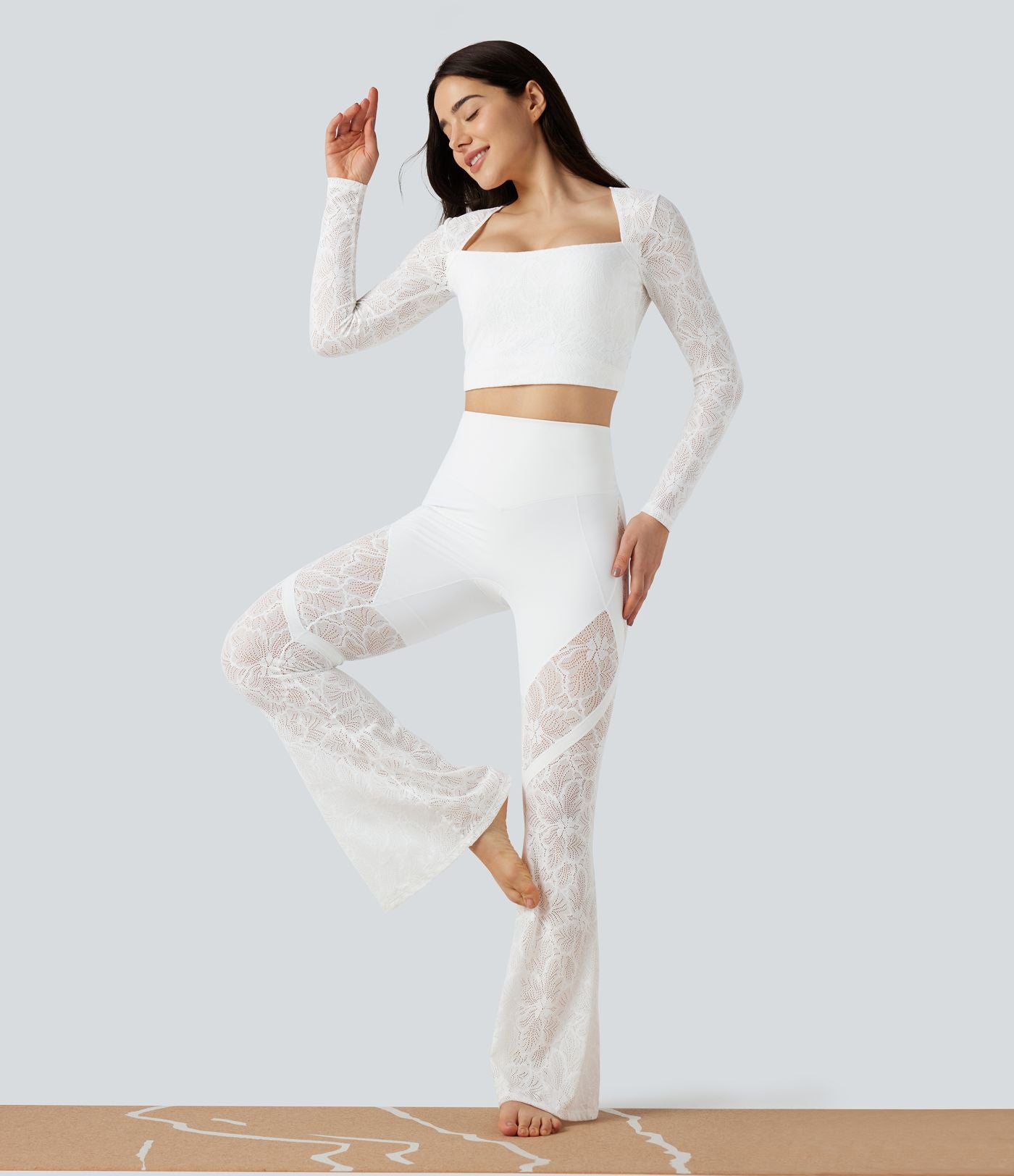 Pantalon de yoga gainant taille haute avec poches Halara UltraSculpt™