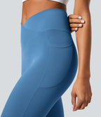 Softlyzero™ Legging Unis Poches Croisées