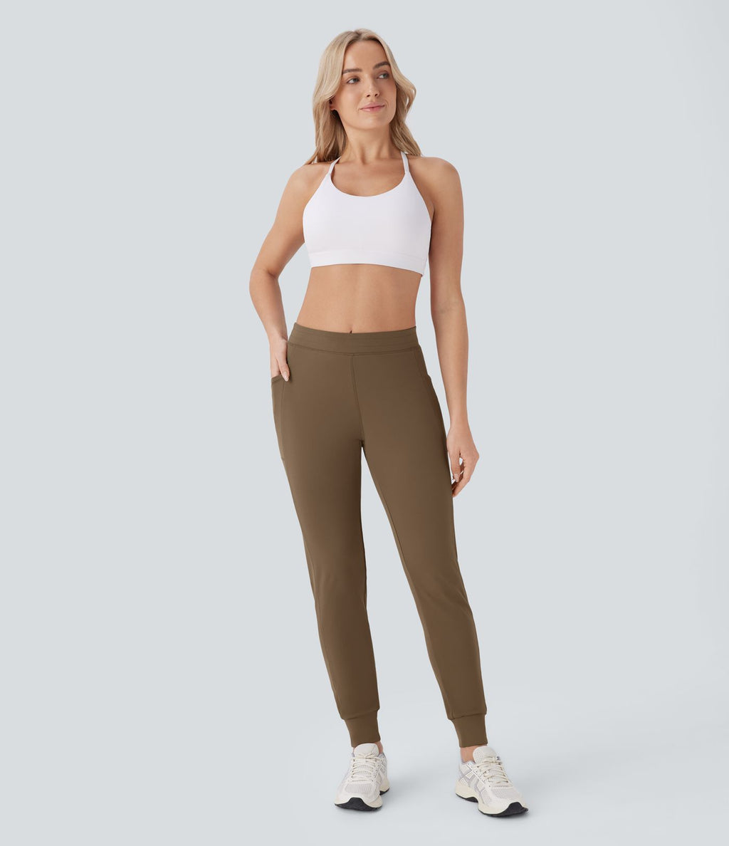 Jogging yoga ajusté taille moyenne DayStretch avec poches