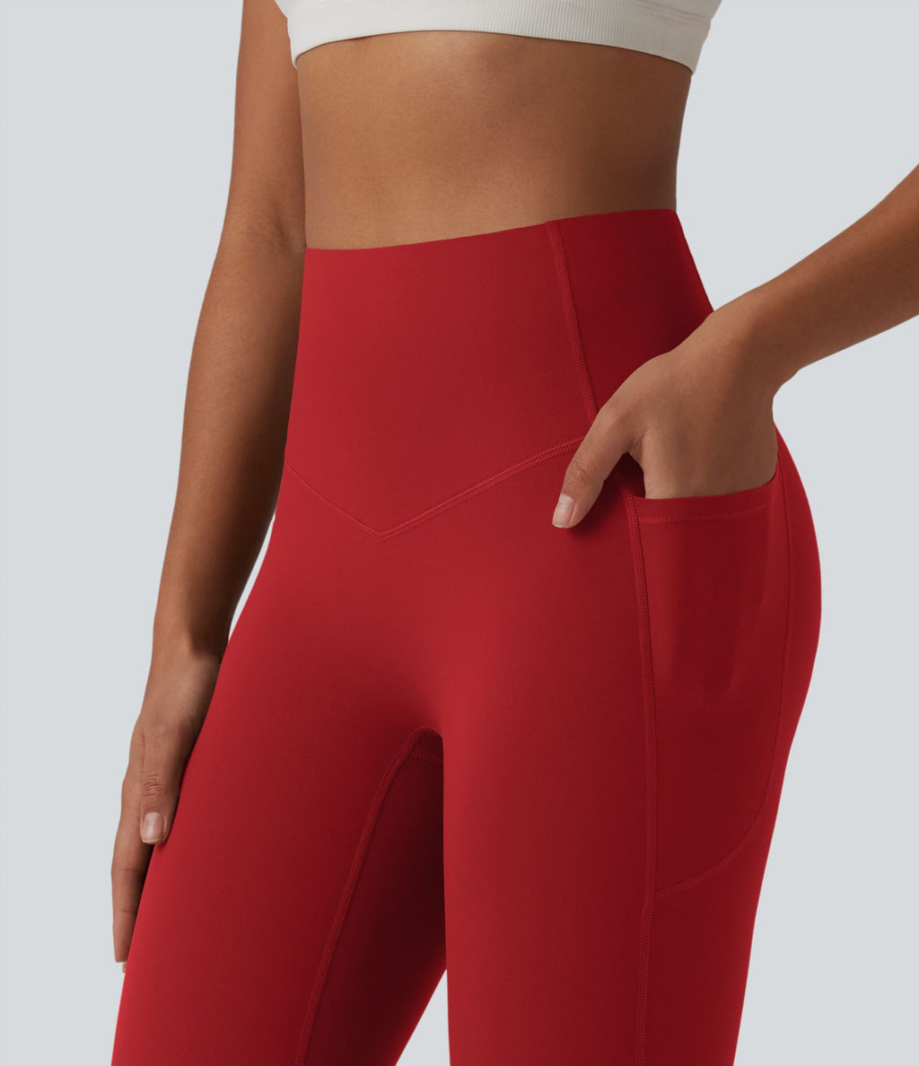 Halara UltraSculpt™ Legging de yoga évasé gainant taille haute avec poches