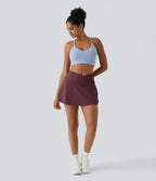 Jupe de tennis mini 2-en-1 quotidienne SoftlyZero™ Airy avec croisement, poche latérale et effet frais InstantCool, Lucid, protection solaire UPF50+