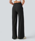 Pantalon de yoga large Halara UltraSculpt™ taille haute gainant avec poches
