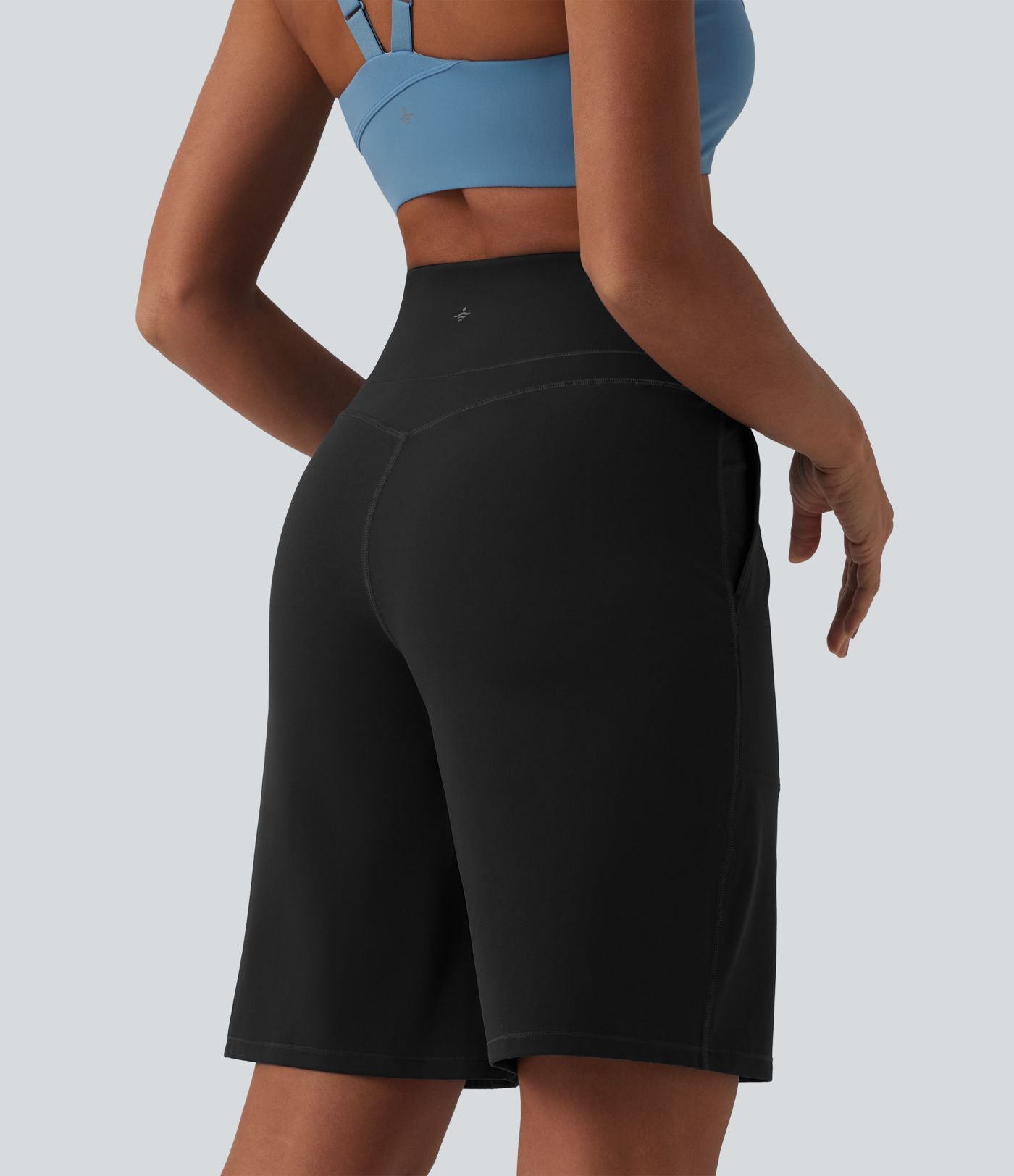 Bermuda de yoga Halara UltraSculpt™ gainant taille haute 25 cm avec poches