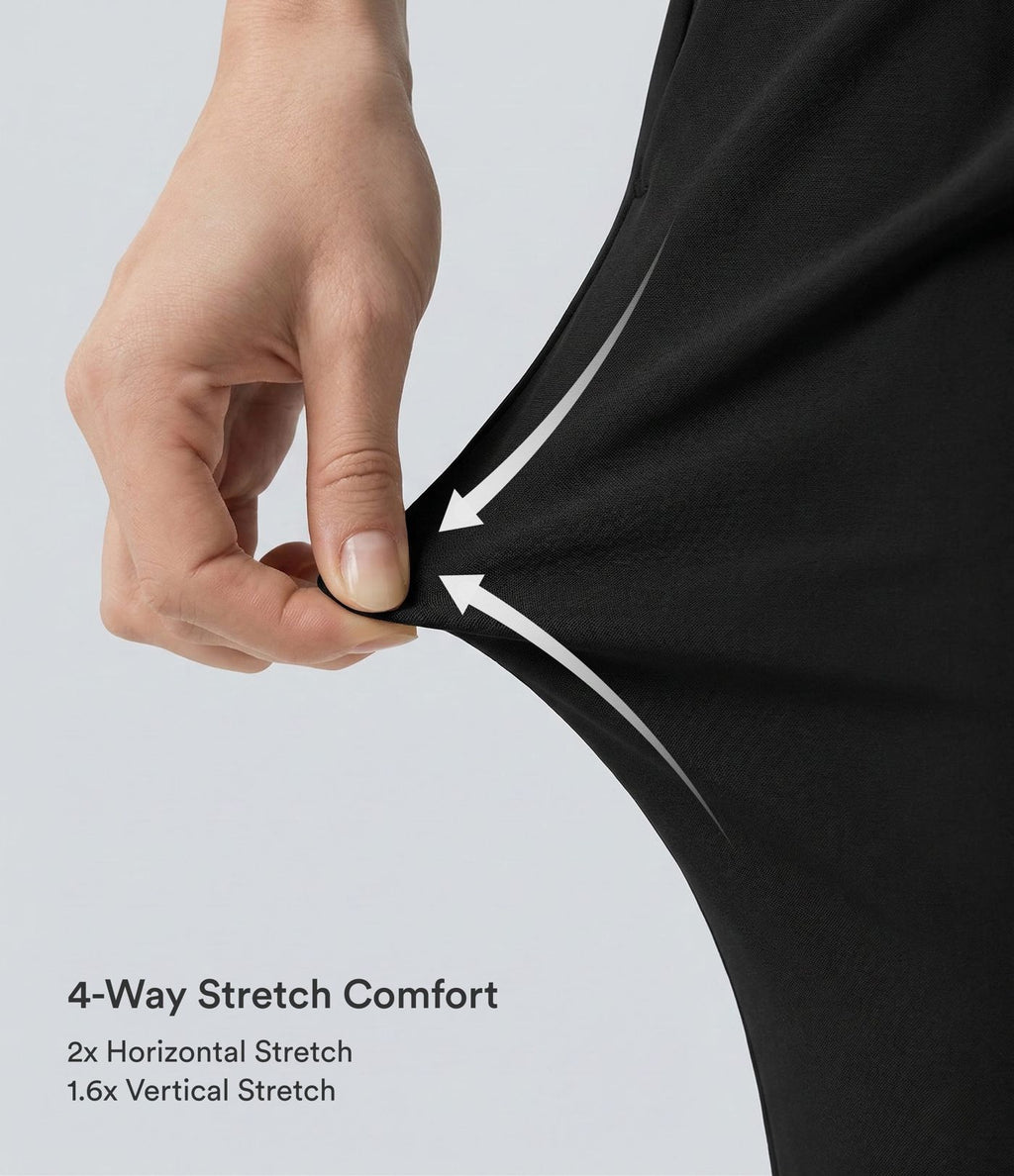 Pantalon tailleur fuselé asymétrique taille moyenne Halara Flex™ DayStretch avec poches