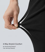 Pantalon tailleur fuselé asymétrique taille moyenne Halara Flex™ DayStretch avec poches