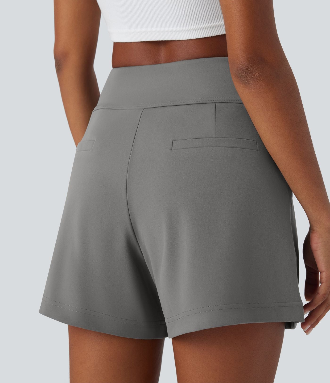Short de travail large taille haute DayStretch avec poches