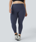 Legging d'entraînement gainant galbant taille haute grande taille avec effet scrunch et poches Halara UltraSculpt™