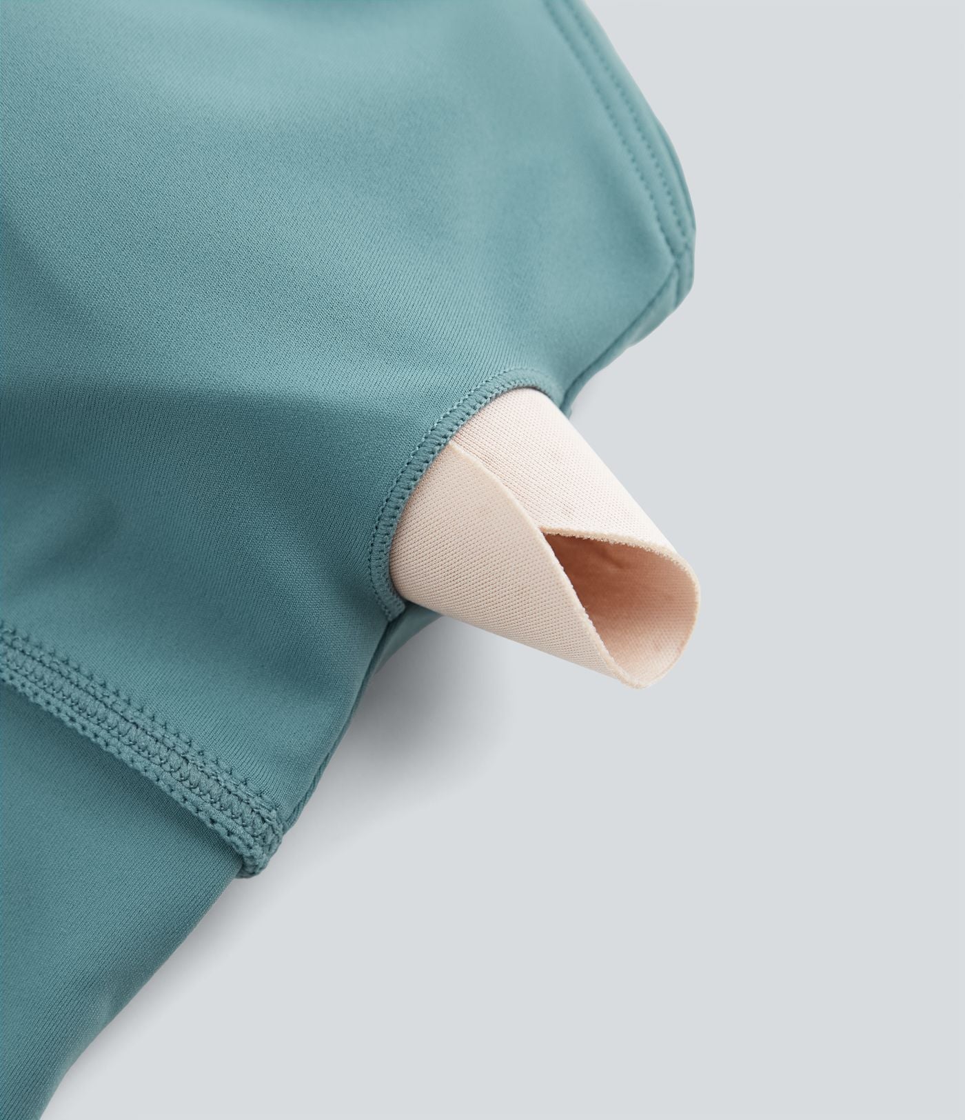 Haut de sport yoga SoftlyZero™ 2-en-1 col rond à manches longues avec nœud au dos et effet frais InstantCool, protection solaire UPF50+