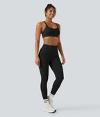 Legging 7/8 de yoga gainant taille haute avec poches Halara UltraSculpt™