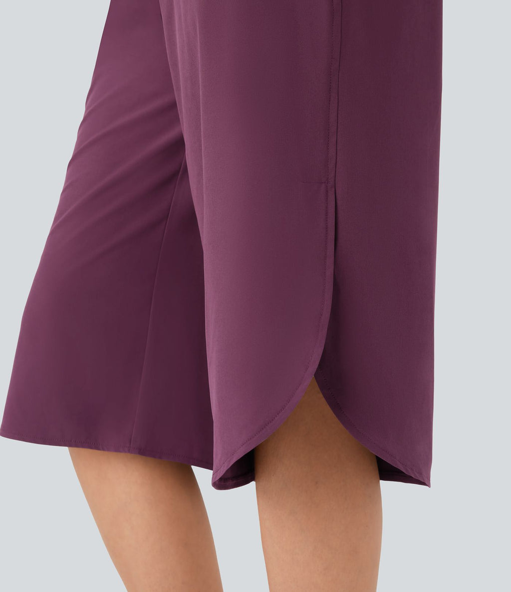 Pantalon décontracté gainant taille haute à séchage rapide avec poches Breezeful™