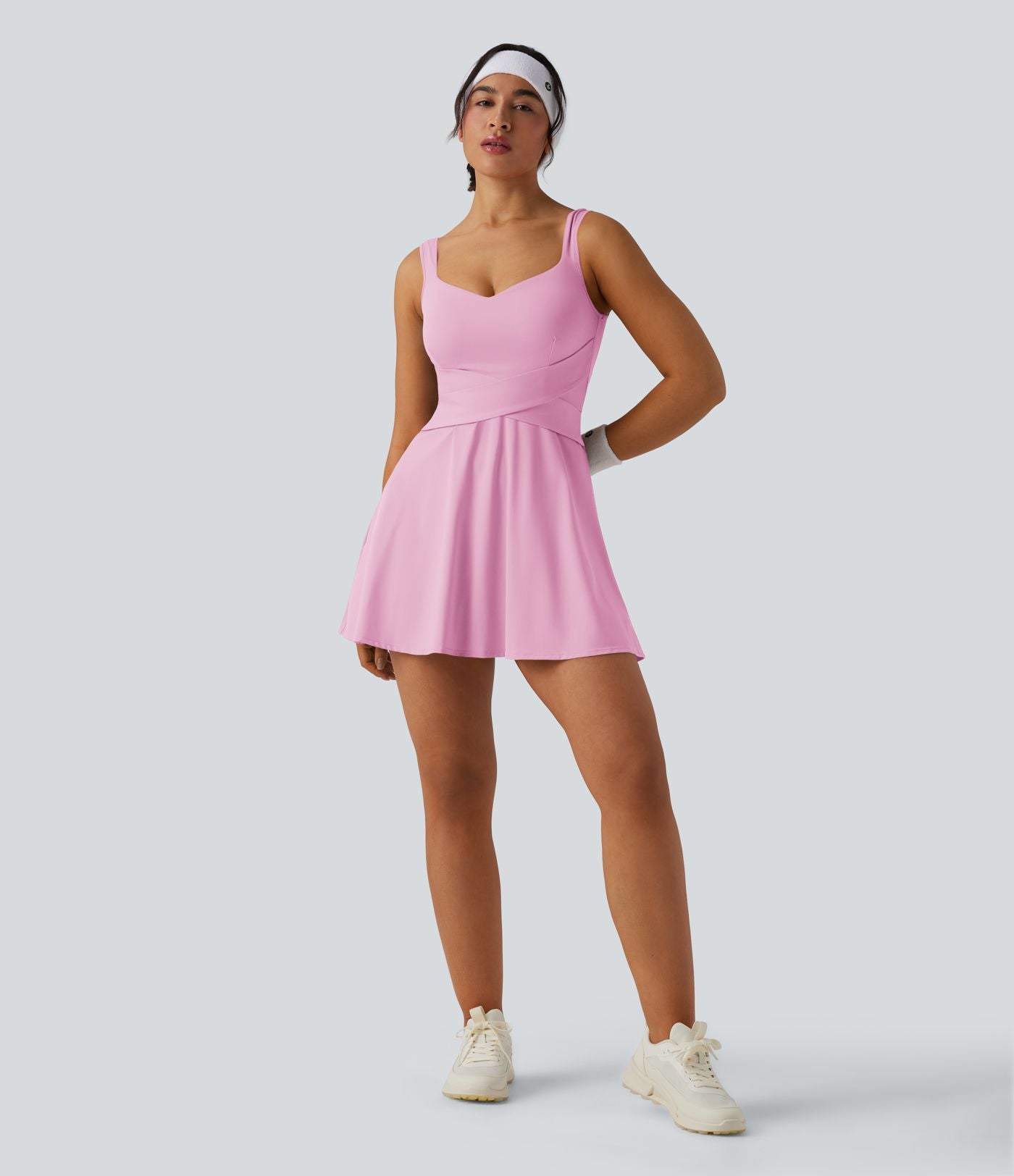 Robe de tennis 2-en-1 SoftlyZero™ Airy mini effet frais InstantCool avec poche, accès facile Easy Peasy, protection solaire UPF50+