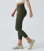 Legging corsaire d'entraînement gainant taille haute avec poches Halara UltraSculpt™