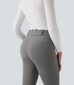 Pantalon de travail fuselé 7/8 taille haute Halara Flex™ DayStretch avec poches