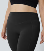 Legging d'entraînement gainant galbant taille haute grande taille avec effet scrunch et poches Halara UltraSculpt™