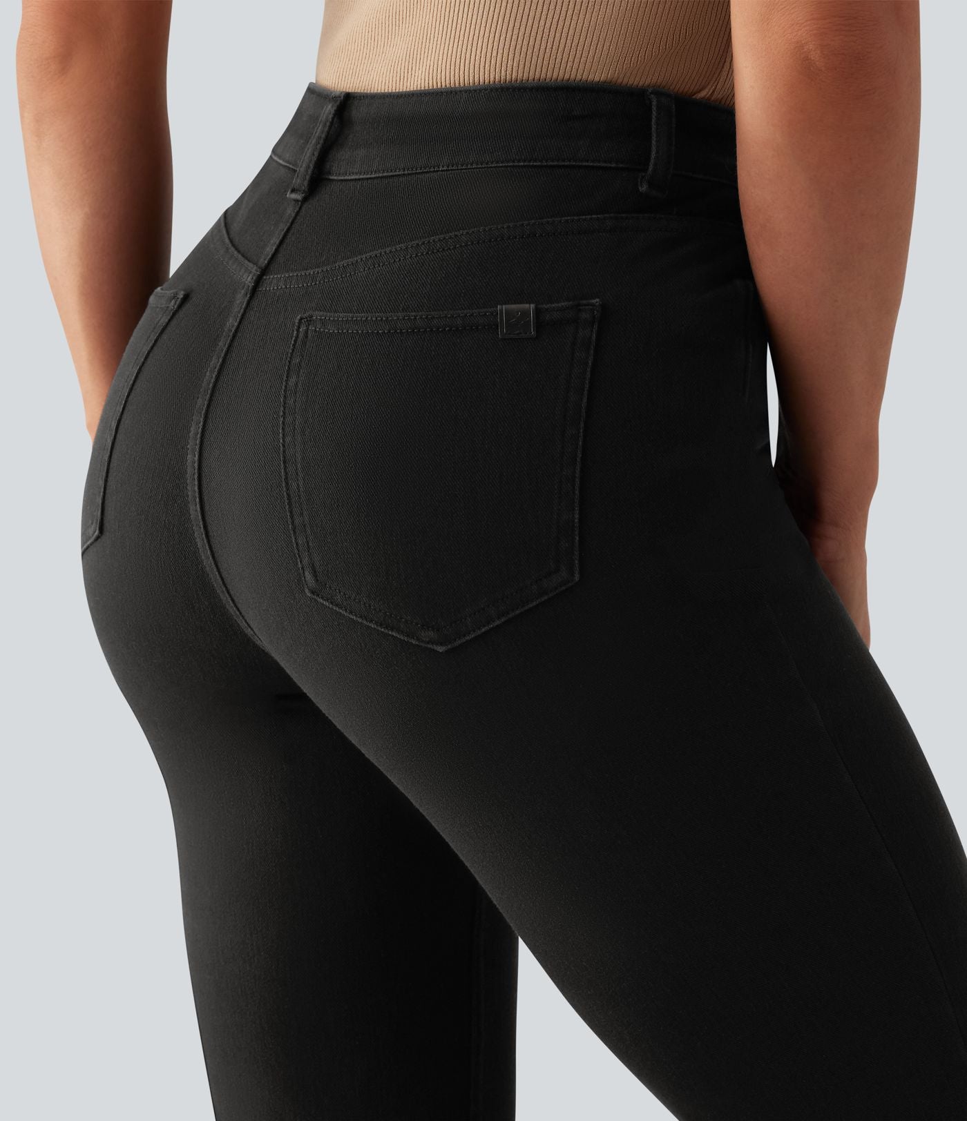 Halara Flex™ Jean bootcut casual taille mi-haute avec poches
